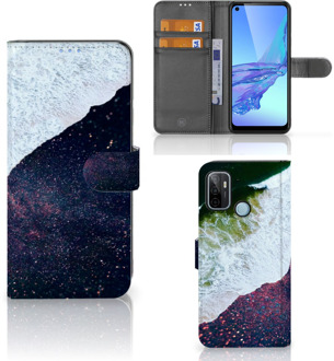 B2Ctelecom Flip Cover OPPO A53 | OPPO A53s Telefoon Hoesje Sea in Space