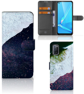 B2Ctelecom Flip Cover OPPO A72 | OPPO A52 Telefoon Hoesje Sea in Space