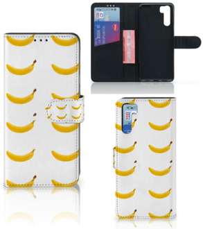 B2Ctelecom Flip Cover OPPO A91 | Reno3 Telefoon Hoesje Banana