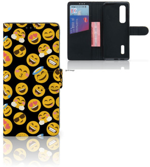 B2Ctelecom Flip Cover OPPO Find X2 Pro Telefoon Hoesje Emoji