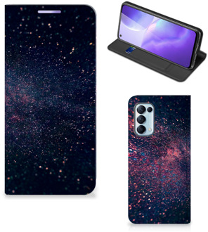 B2Ctelecom Flip Cover OPPO Find X3 Lite Smart Cover Hoesje Stars