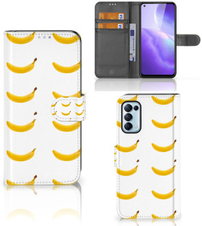 B2Ctelecom Flip Cover OPPO Find X3 Lite Telefoon Hoesje Banana