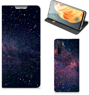 B2Ctelecom Flip Cover OPPO Reno3 | A91 Smart Cover Hoesje Stars