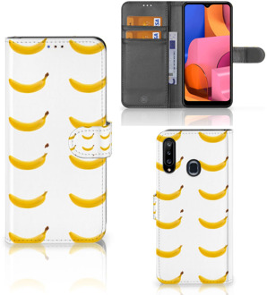 B2Ctelecom Flip Cover Samsung Galaxy A20s Telefoon Hoesje Banana