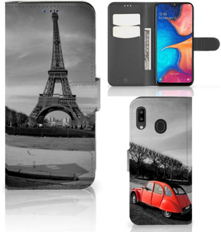 B2Ctelecom Flip Cover Samsung Galaxy A30  Eiffeltoren Parijs