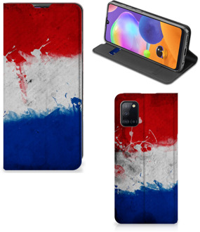 B2Ctelecom Flip Cover Samsung Galaxy A31 Telefoonhoesje Nederlandse Vlag