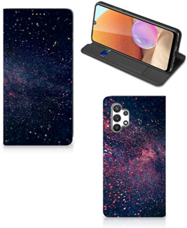 B2Ctelecom Flip Cover Samsung Galaxy A32 4G Smart Cover Hoesje Stars