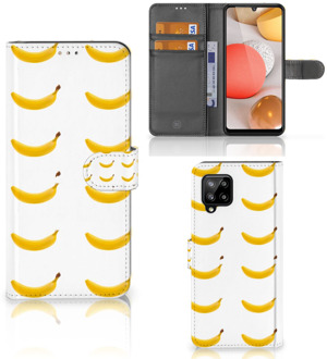 B2Ctelecom Flip Cover Samsung Galaxy A42 5G Telefoon Hoesje Banana