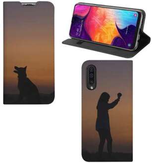 B2Ctelecom Flip Cover Samsung Galaxy A50 Standcase Hoesje Maken met Foto