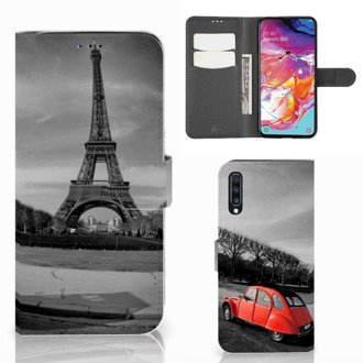 B2Ctelecom Flip Cover Samsung Galaxy A70  Eiffeltoren Parijs