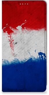 B2Ctelecom Flip Cover Samsung Galaxy A71 Telefoonhoesje Nederlandse Vlag