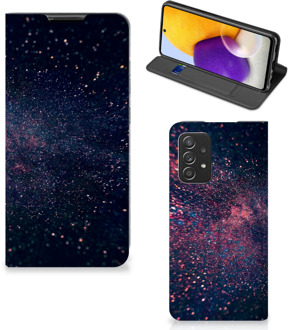 B2Ctelecom Flip Cover Samsung Galaxy A72 (5G/4G) Smart Cover Hoesje Stars