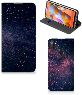 B2Ctelecom Flip Cover Samsung Galaxy M11 | A11 Smart Cover Hoesje Stars