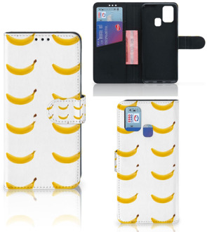 B2Ctelecom Flip Cover Samsung Galaxy M31 Telefoon Hoesje Banana