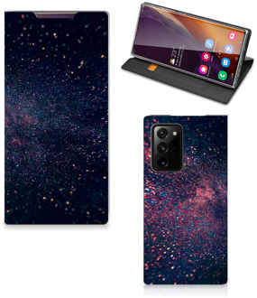 B2Ctelecom Flip Cover Samsung Galaxy Note 20 Ultra Smart Cover Hoesje Stars