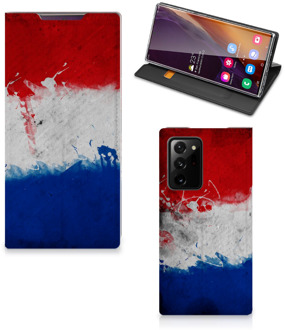 B2Ctelecom Flip Cover Samsung Galaxy Note 20 Ultra Telefoonhoesje Nederlandse Vlag