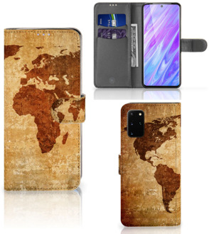 B2Ctelecom Flip Cover Samsung Galaxy S20+ Wereldkaart