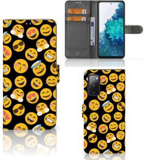 B2Ctelecom Flip Cover Samsung Galaxy S20FE Telefoon Hoesje Emoji