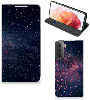 B2Ctelecom Flip Cover Samsung Galaxy S21 Smart Cover Hoesje Stars