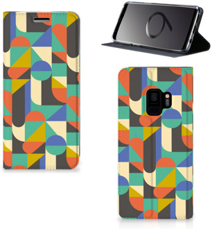 B2Ctelecom Flip Cover Samsung S9 Funky Retro