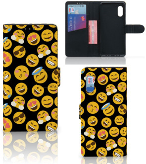 B2Ctelecom Flip Cover Samsung Xcover Pro Telefoon Hoesje Emoji