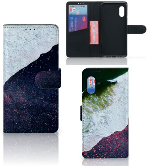 B2Ctelecom Flip Cover Samsung Xcover Pro Telefoon Hoesje Sea in Space