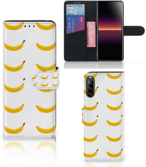 B2Ctelecom Flip Cover Sony Xperia L4 Telefoon Hoesje Banana