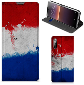 B2Ctelecom Flip Cover Sony Xperia L4 Telefoonhoesje Nederlandse Vlag