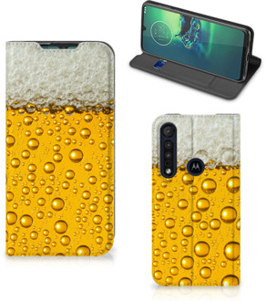 B2Ctelecom Flip Cover Valentijn Cadeautje hem Motorola G8 Plus Telefoonhoesje Bier