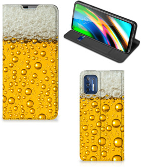 B2Ctelecom Flip Cover Valentijn Cadeautje hem Motorola Moto G9 Plus Telefoonhoesje Bier