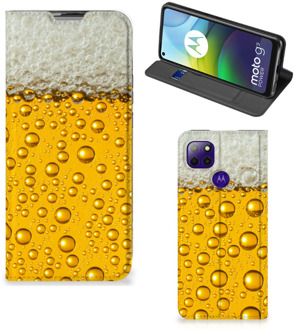 B2Ctelecom Flip Cover Valentijn Cadeautje hem Motorola Moto G9 Power Telefoonhoesje Bier