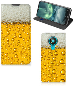 B2Ctelecom Flip Cover Valentijn Cadeautje hem Nokia 3.4 Telefoonhoesje Bier