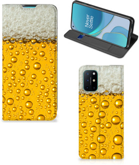 B2Ctelecom Flip Cover Valentijn Cadeautje hem OnePlus 8T Telefoonhoesje Bier