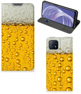 B2Ctelecom Flip Cover Valentijn Cadeautje hem OPPO A73 5G Telefoonhoesje Bier