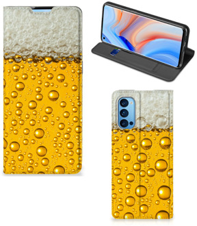 B2Ctelecom Flip Cover Valentijn Cadeautje hem OPPO Reno4 Pro 5G Telefoonhoesje Bier