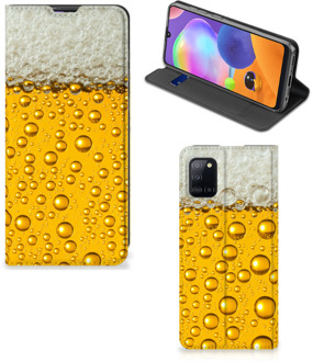 B2Ctelecom Flip Cover Valentijn Cadeautje hem Samsung Galaxy A31 Telefoonhoesje Bier