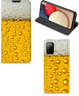 B2Ctelecom Flip Cover Valentijn Cadeautje hem Samsung Galaxy M02s | A02s Telefoonhoesje Bier