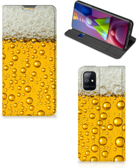 B2Ctelecom Flip Cover Valentijn Cadeautje hem Samsung Galaxy M51 Telefoonhoesje Bier