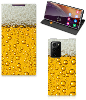 B2Ctelecom Flip Cover Valentijn Cadeautje hem Samsung Galaxy Note 20 Ultra Telefoonhoesje Bier