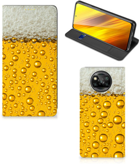 B2Ctelecom Flip Cover Valentijn Cadeautje hem Xiaomi Poco X3 Telefoonhoesje Bier