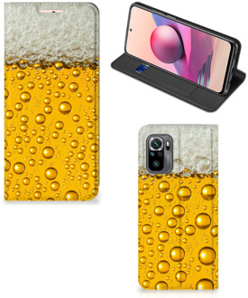 B2Ctelecom Flip Cover Valentijn Cadeautje hem Xiaomi Redmi Note 10 4G | 10S Telefoonhoesje Bier