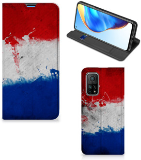 B2Ctelecom Flip Cover Xiaomi Mi 10T | 10T Pro Telefoonhoesje Nederlandse Vlag