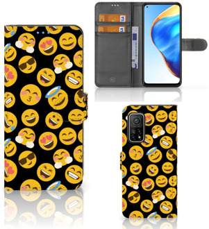 B2Ctelecom Flip Cover Xiaomi Mi 10T Pro | Mi 10T Telefoon Hoesje Emoji