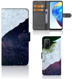 B2Ctelecom Flip Cover Xiaomi Mi 10T Pro | Mi 10T Telefoon Hoesje Sea in Space