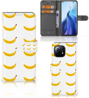 B2Ctelecom Flip Cover Xiaomi Mi 11 Telefoon Hoesje Banana