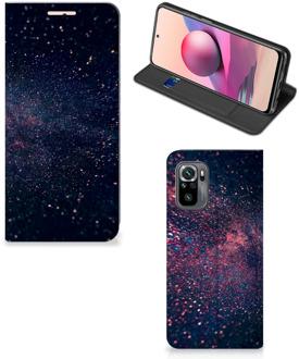 B2Ctelecom Flip Cover Xiaomi Redmi Note 10 4G | 10S Smart Cover Hoesje Stars