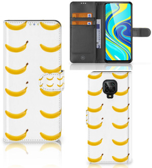 B2Ctelecom Flip Cover Xiaomi Redmi Note 9 Pro | Note 9S Telefoon Hoesje Banana