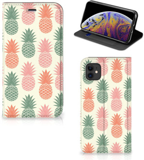 B2Ctelecom Flip Style Cover iPhone 11 Ananas