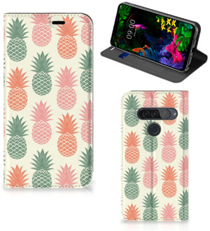 B2Ctelecom Flip Style Cover LG G8s Thinq Ananas