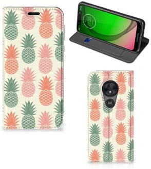 B2Ctelecom Flip Style Cover Motorola Moto G7 Play Ananas